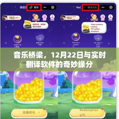 音乐桥梁与实时翻译软件的奇妙相遇，12月22日的奇缘