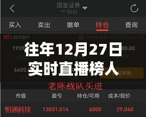 直播榜人气观察，往年12月27日实时数据揭秘