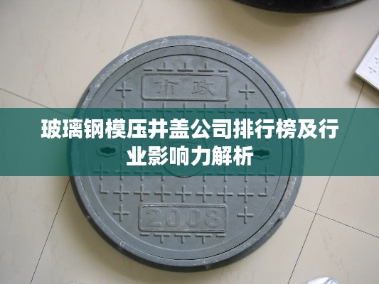 玻璃钢模压井盖公司排行榜及行业影响力解析