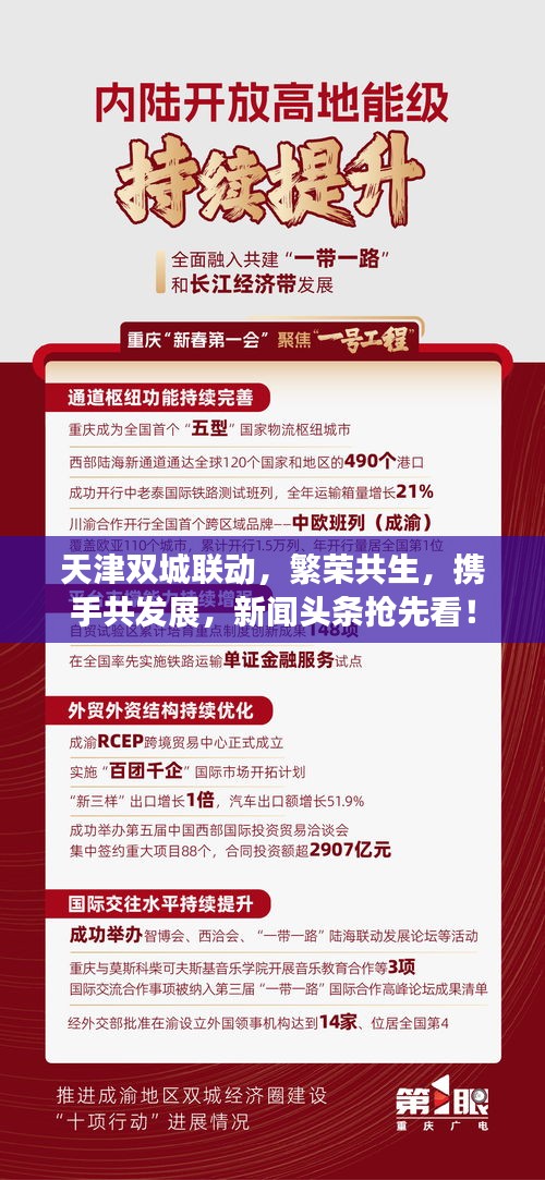 天津双城联动，繁荣共生，携手共发展，新闻头条抢先看！