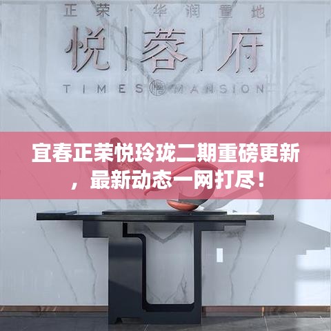 宜春正荣悦玲珑二期重磅更新，最新动态一网打尽！