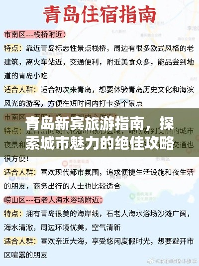 青岛新宾旅游指南，探索城市魅力的绝佳攻略
