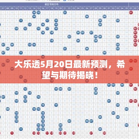 大乐透5月20日最新预测，希望与期待揭晓！