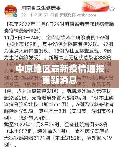 中原地区最新疫情通报更新消息