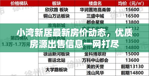 小湾新居最新房价动态，优质房源出售信息一网打尽