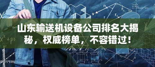 山东输送机设备公司排名大揭秘，权威榜单，不容错过！