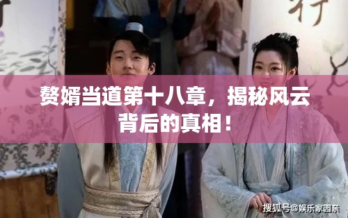 赘婿当道第十八章，揭秘风云背后的真相！